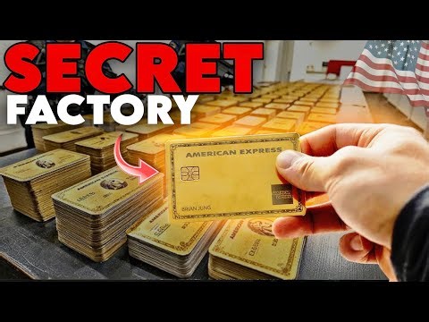 How US Credit Cards Are Made | Inside Secret Factories