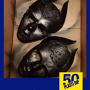 Cosplay Perfection! Thanks for rocking Plasti Dip and bringing the character to Life! ➡️ Cosplayers, have you used Plasti Dip for your amazing costumes? Share your tips and tricks with us! "Absolutely love Plasti Dip!!! I used it a couple weeks ago to finish my Sons of the Harpy masks for Con of Thrones and it worked incredibly well. It helped the paint adhere better to the paper mache the plastic masks were covered in and the EVA foam that was hot glued over it. I only had to use one coat of pa