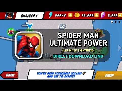 ✅ [14MB] 🔥💯 spider man ultimate power MOD apk v4.1.2 unlimited money and gems download link 😱