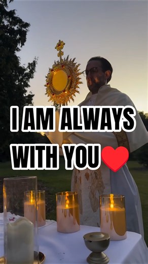 The Light Of The World Beautiful Outdoor Eucharistic Adoration & Benediction #Benediction #adoração