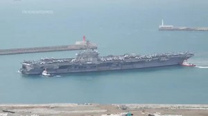 US aircraft carrier arrives in South Korea, days after North Korea test-fired missiles