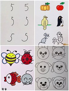 4.8M views · 31K reactions | Have Fun With Numbers - Draw Beautiful Things in Easy Steps | Kidpid | Facebook