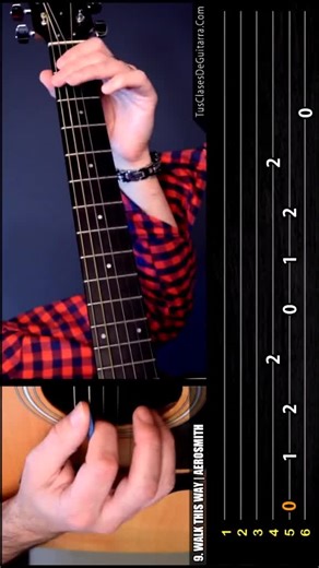 Walk This Way - Aerosmith Acoustic Guitar Tab