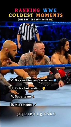 Ranking Coldest WWE Moments #wwe #wwemoments #wrestlemania