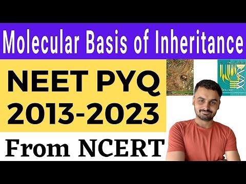 Molecular basis of inheritance class 12 NEET pyq with ncert