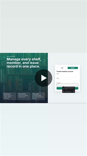This video demonstrates a Library Management System project, focusing on how users can interact with the system in a simple and efficient way. It shows the login functionality, where users can… | Jahnavi Gudimalla
