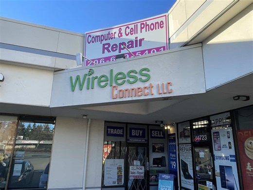 Wireless connect phone repair we sells phones we buy phones we fix phones #seattle
