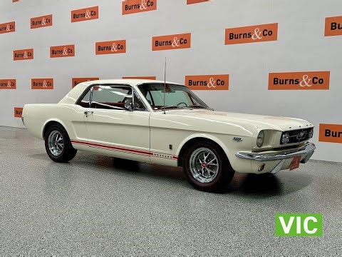 1965 Ford Mustang GT K Code 289 Hardtop Manual