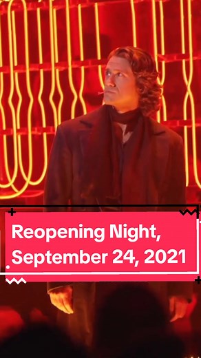 Aaron Tveit's Unforgettable Moulin Rouge Reopening Night Moment