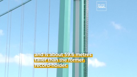 Watch: World’s tallest bridge opens in China. It's nearly 9 times higher than the Golden Gate Bridge