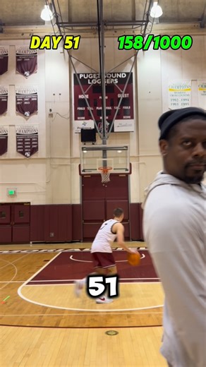 Conor Maguire on Instagram: "Day 51✅. Who wants to see more of coach BC? #basketball #ballislife #viral #bball🏀 #d3hoops"