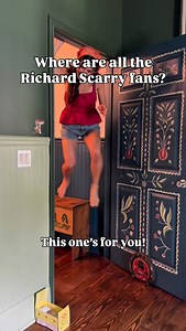 Richard Scarry published over 300 books! Prior to that he drafted maps while he served in the military. If you’ve ever picked up a @littlegoldenbooks there’s a good chance you’ve read one of his! Not only are his illustrations absolutely beautiful. The stories are funny and filled with tiny jokes and gems. My son loves them so much!! #RichardScarry #BunnyPaintining #whimsical | April Makes