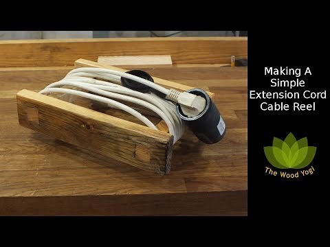 How to Make an Extension Cord / Cable Reel - Simple Woodworking Project