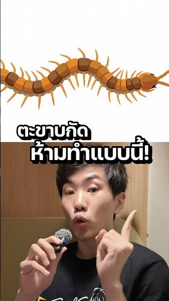 If you get bitten by a centipede, don't do this? #knowledge #facts #saysci #science