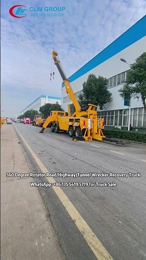 50 Tons Boom Crane 360 Degree Rotation Road Rescue Rocovery Wrecker Towing Truck 100-150tons Haulage