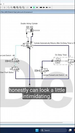 Pure Pneumatic ON-Delay Timer Logic | Pneumatic Time Delay Valve Explained #pneumatics #timers