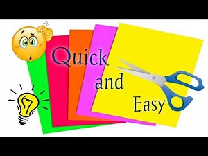 Quick and easy paper wall hanging craft | Easy home decoration | DIY Craft
