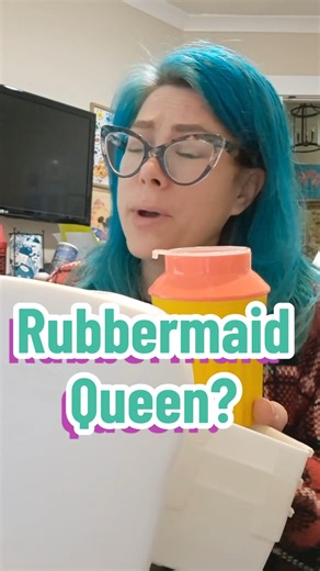 Rubbermaid Queen? You may have noticed that I sell a decent amount of VINTAGE Rubbermaid. People LOVE it 'cause it's more durable than some of the items you can purchase in stores today, plus there are several discontinued styles. What can I say other than, people like what they like. These are sales from ebay. | Stefany Fuson