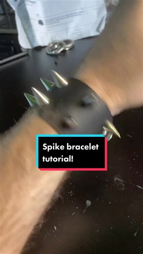 DIY Punk Spike Bracelet Tutorial