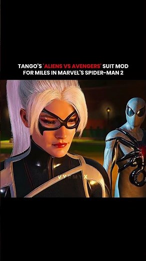 NEW Tango's 'Aliens Vs Avengers' Suit Mod for Miles in Marvel's Spider-Man 2 #spiderman #gaming