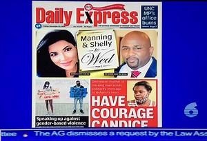 NEWS OF SHELLY DASS & BRIAN MANNING’S WEDDING MAKES FRONT-PAGE #ShellyDass #BrianManning #TrinidadandTobago🇹🇹 | Online
