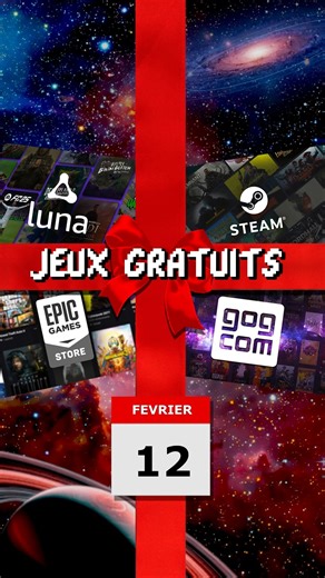 Dandy on Instagram: "JEUX GRATUITS (12/02/26) - Le recap' quotidien des jeux PC gratuits ! Si vous souhaitez soutenir l'émission et si vous ne voulez rater aucun épisode, pensez à vous abonner et à liker la vidéo, merci ! #freegames #jeuxgratuits #gaming #steam #epicgames #gog #luna Liste des jeux: https://store.steampowered.com/app/3312020/Lost_in_Anomaly/ https://store.steampowered.com/app/3993960/Blemo/ https://store.steampowered.com/app/4040270/Flict/ https://store.steampowered.com/app/42404