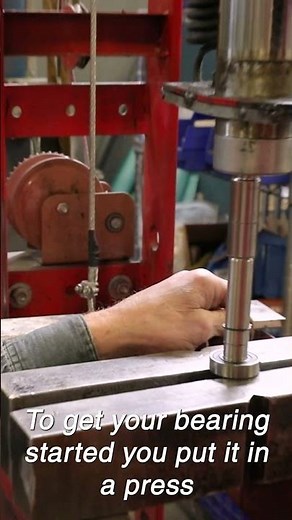 Installing A Snap Ring And Bearing Onto The ADPL Driveshaft!