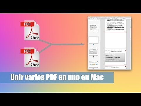 Cómo unir varios PDF en uno solo gratis en Mac
