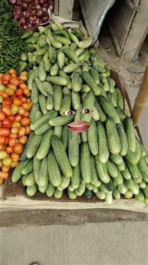 man vs vegitable 🥦🥒🍅🥑🥔...#funny