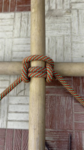 Bamboo lashing knot #knot #rope #shorts