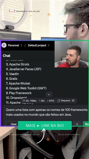 1. Spring 2. Hibernate 3. Apache Struts 4. JavaServer Faces (JSF) 5. Vaadin 6. Grails 7. Apache Wicket 8. Google Web Toolkit (GWT) 9. Play Framework 10. Dropwizard 11. Apache Tapestry 12. Spark Framework 13. Micronaut 14. JHipster 15. Ratpack 16. Quarkus 17. Blade 18. Vert.x 19. JUnit 20. TestNG 21. Cucumber 22. Mockito 23. Apache Kafka 24. Akka 25. Jackson 26. Log4j 27. SLF4J 28. JibX 29. MyBatis 30. EclipseLink 31. PrimeFaces 32. RichFaces 33. IceFaces 34. ZK 35. Thymeleaf 36. JasperReports 37