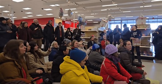 Anti-ICE protesters stage sit-in at Twin Cities Target store