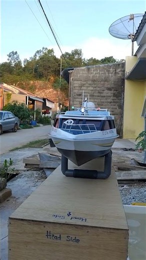 finish 100% ready for shipment to customer #diyrcboat #rcboatbatam