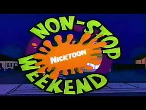 Nickelodeon promo- Nonstop nicktoon weekend promo (Version 2) (1993)