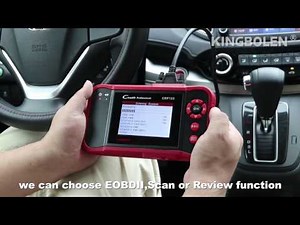 How to use Launch Creader CRP123 Code Reader work on Honda