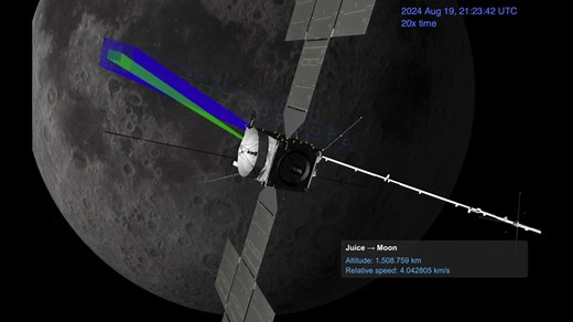 ESA Television - Videos - 2024 - 08 - Juice’s lunar-Earth flyby in depth