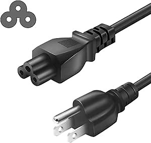 3 Prong AC Power Cord for LG Plasma TV 32" 39" 40" 42" 44" 47" 49" 50" 55" 60" 65" Inch 32LB560B 39LN5300 42LF5600 43LF5400 50LF6000 55UB8500 LED LCD Smart TV Replacement C5 Power Cable