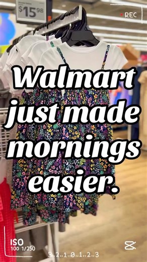 NEW at Walmart: Easy Spring Outfits for Girls (Sizes 4-14) T-shirt Cami Dress with 90s vibes