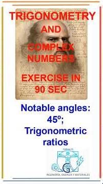 Notable angles, 45 Trigonometric ratios