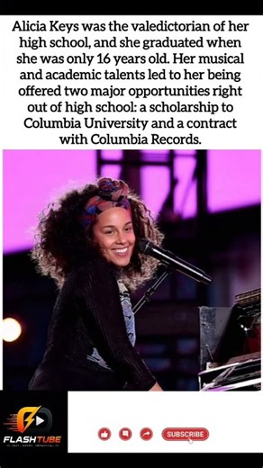 What would you choose at 16: an Ivy League scholarship or a major record deal?" 🎓#AliciaKeys #shorts