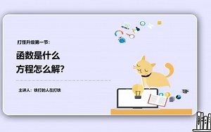 【数学渣必备】经济学中的数学｜微观经济学中的函数与解方程