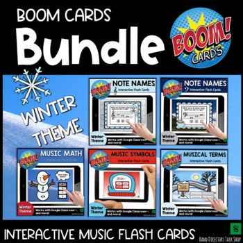 Winter Music Game: Holiday Music BOOM CARDS, December or January Music Lessons