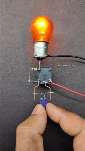 Bulb Flasher Circuit #diy #experiment