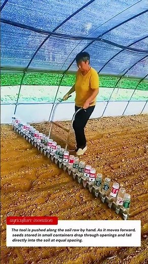 DIY Manual Seed Planter | Simple Farming Tool for Fast & Even Planting