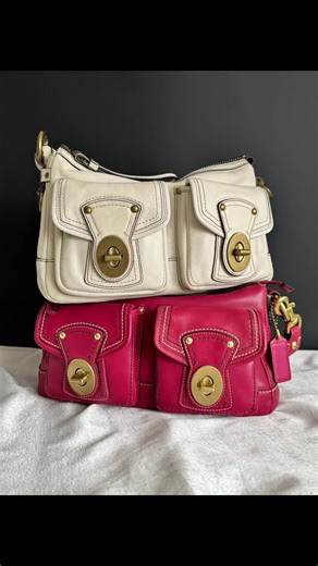 ✨Coming soon!✨A quick preview of our vintage Coach Y2K style legacy double turnlock shoulder bag. We have been working to add them to our website soon#coachcollection #vintagecoach #y2kcoach #coachlegacy #handbagtiktokshop