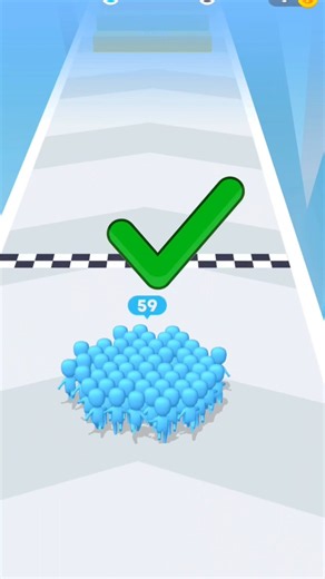 🔴Count Masters Gameplay - Blue vs Red 🟦#CountMasters #CrowdRunner #MobileGaming #gamingvideos #3d ♥️