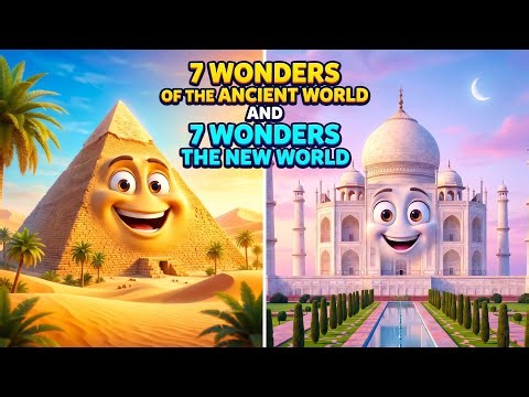 7 Wonders of the World 🗿| Fun Learning & 3D Animation for Kids by Be Smart