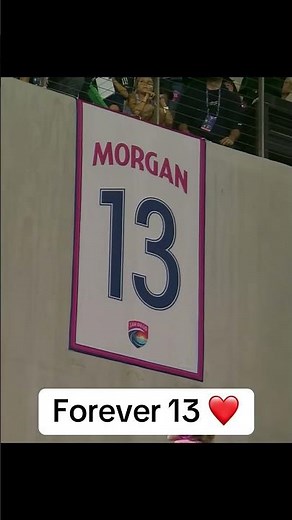Alex Morgan officially has her jersey retired by San Diego Wave FC 👏