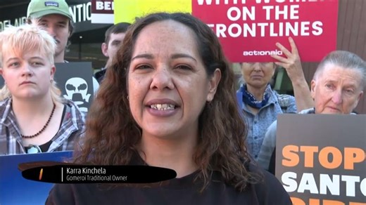 NITV News: Santos Gas Rally | Daniel Pizarro