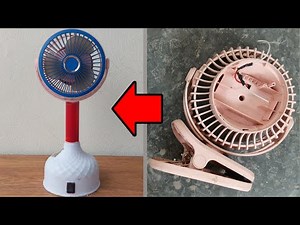 Mini Fan Restore Missing Control Circuit & Battery | Revived into a Super Powerful Desktop Fan